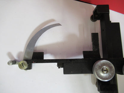 BAUSCH LOMB STAGE XY TABLE WORKS OK  MICROSCOPE PART AS PICTURED  S3-B-90