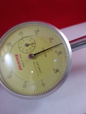 Peacock Japan Micrometer Gage Dial