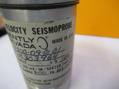 BENTLY NEVADA GE VELOCITY SEISMOPROBE SEISMIC SENSOR AS PICTURED &H1-B-47
