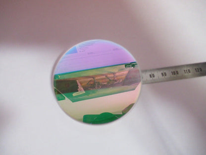 OPTICAL FLAT COATED FUSED SILICA PRO ZYGO LASER OPTICS AS PICTURED Q2-25