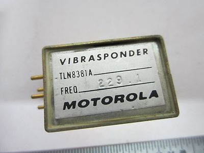 LOT 2 EA VIBRASPONDER MOTOROLA QUARTZ CRYSTAL FREQUENCY CONTROL AS IS BIN#K6-13