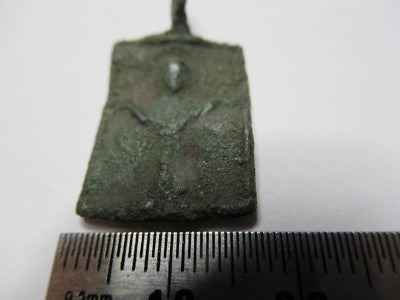 ORIGINAL BRASS BRONZE PENDANT KIEVAN RUS VIKING RARE COLLECTABLE FIND &3-DT-13