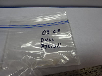 MICROSCOPE PART STAGE GLASS DULL & POLISHED SIDES OPTICS #83-05