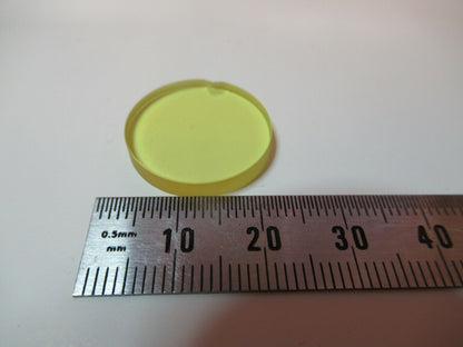 OPTICAL YELLOW FILTER OPTICS AS PICTURED &14-B-29