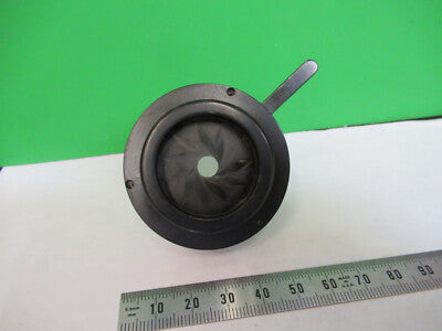 Spencer Lens Co. Antique Condenser + Iris Optics Microscope Part
