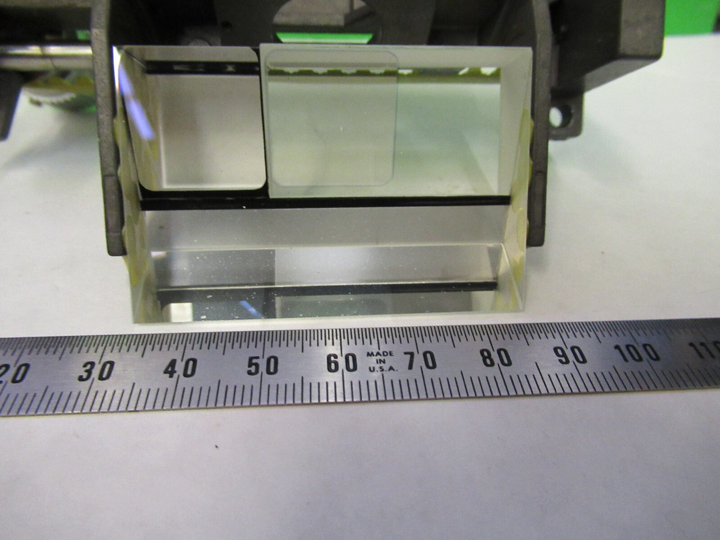 LEITZ WEZLAR HEAD PRISM ASSEMBLY OPTICS MICROSCOPE PART AS PICTURED 82-A-71