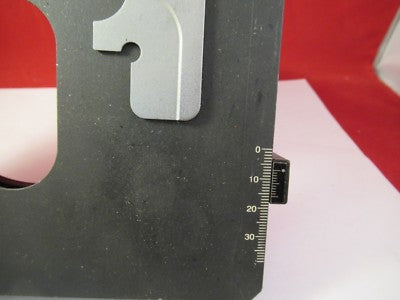 ZEISS AXIOSTAR STAGE TABLE MICROMETER MICROSCOPE PART OPTICS AS PICTURED FT-2-31