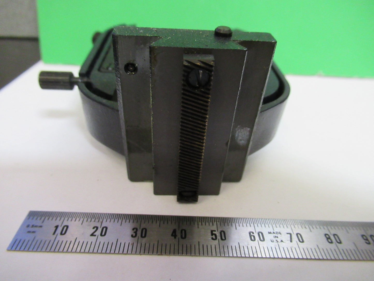 LEICA LEITZ GERMANY DMRB CONDENSER HOLDER MICROSCOPE PART AS PICTURED V7-FT-89