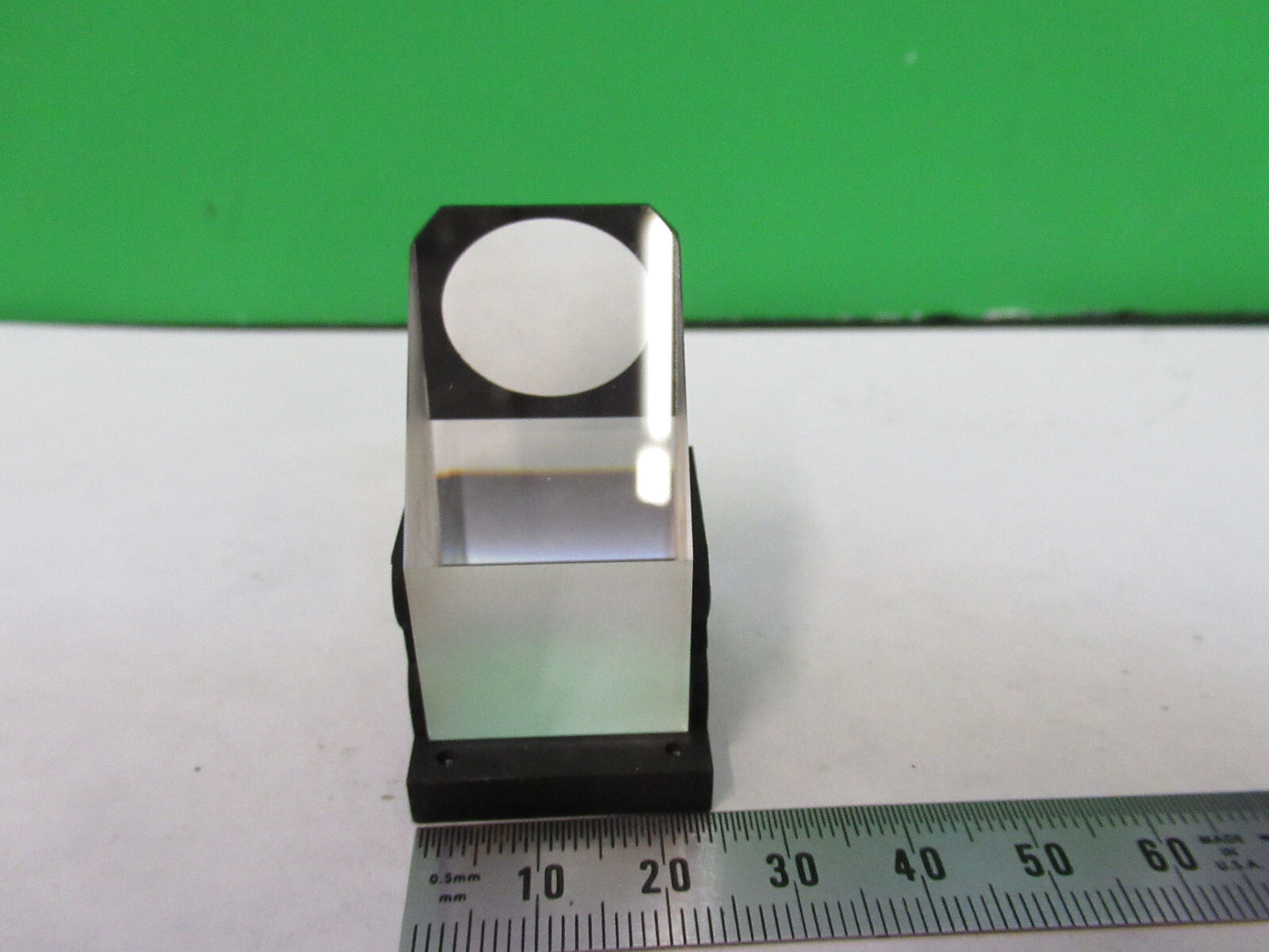 LEITZ WETZLAR GERMANY MOUNTED GLASS PRISM MICROSCOPE PART AS PICTURED X2-A-48