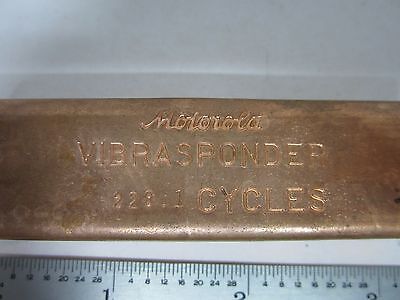 RARE VIBRASPONDER MOTOROLA QUARTZ CRYSTAL FREQUENCY CONTROL AS IS BIN#K6-11