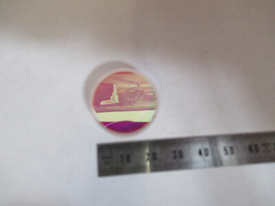 OPTICAL FLAT 532nm DICHROIC MIRROR FILTER HP OPTICS AS PICTURED hp-g2500