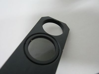 MICROSCOPE PART POLARIZER SLIDE GERMANY POL OPTICS BIN#B1-R-14