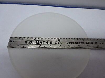 MICROSCOPE PART STAGE GLASS DULL DULL SIDES OPTICS #83-03