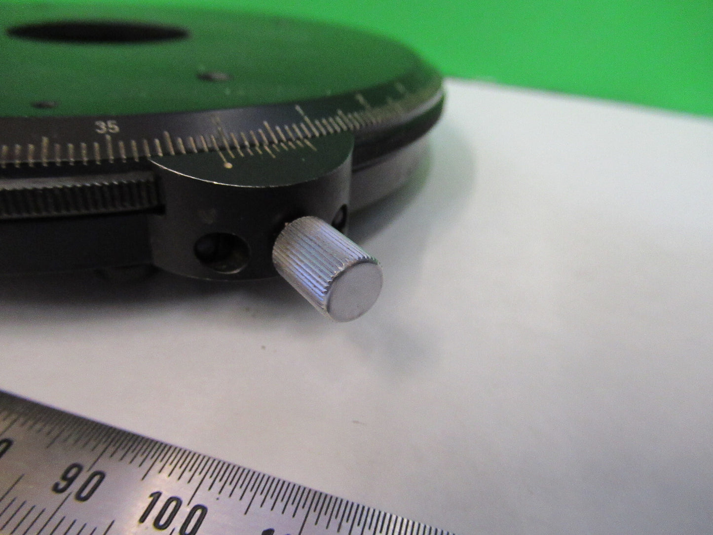 ZEISS GERMANY POL ROTABLE STAGE TABLE MICROSCOPE PART AS PICTURED X9-B-22