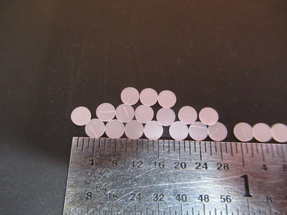 Lot Quartz X-cut Piezoelectric Blanks Unplated Ultrasonic Sensor