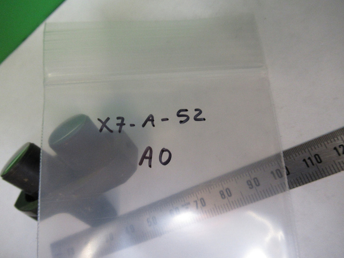 AO 1X ANTIQUE  STEREO OBJECTIVE LENS MICROSCOPE PART as pictured X7-A-52