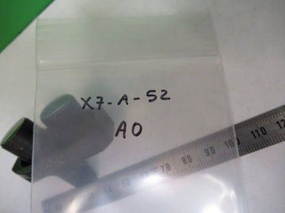 AO 1X ANTIQUE  STEREO OBJECTIVE LENS MICROSCOPE PART as pictured X7-A-52
