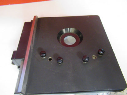 BAUSCH LOMB XY STAGE TABLE CLIPS OPTICS MICROSCOPE PART AS PICTURED T9-A-48