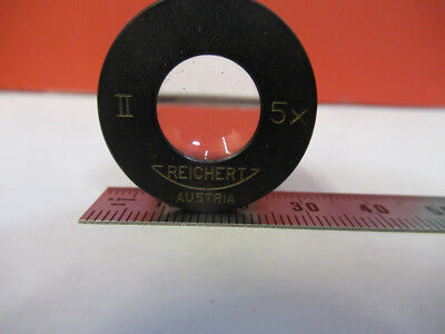 Antique Reichert Austria 5X Ii Eyepiece Microscope Part
