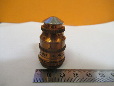 Antique Brass Spencer Lens Co. Objective Adjust Microscope Part