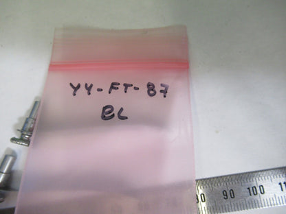 BAUSCH LOMB PAIR CLIPS STAGE MICROSCOPE PART AS PICTURED  Y4-FT-87