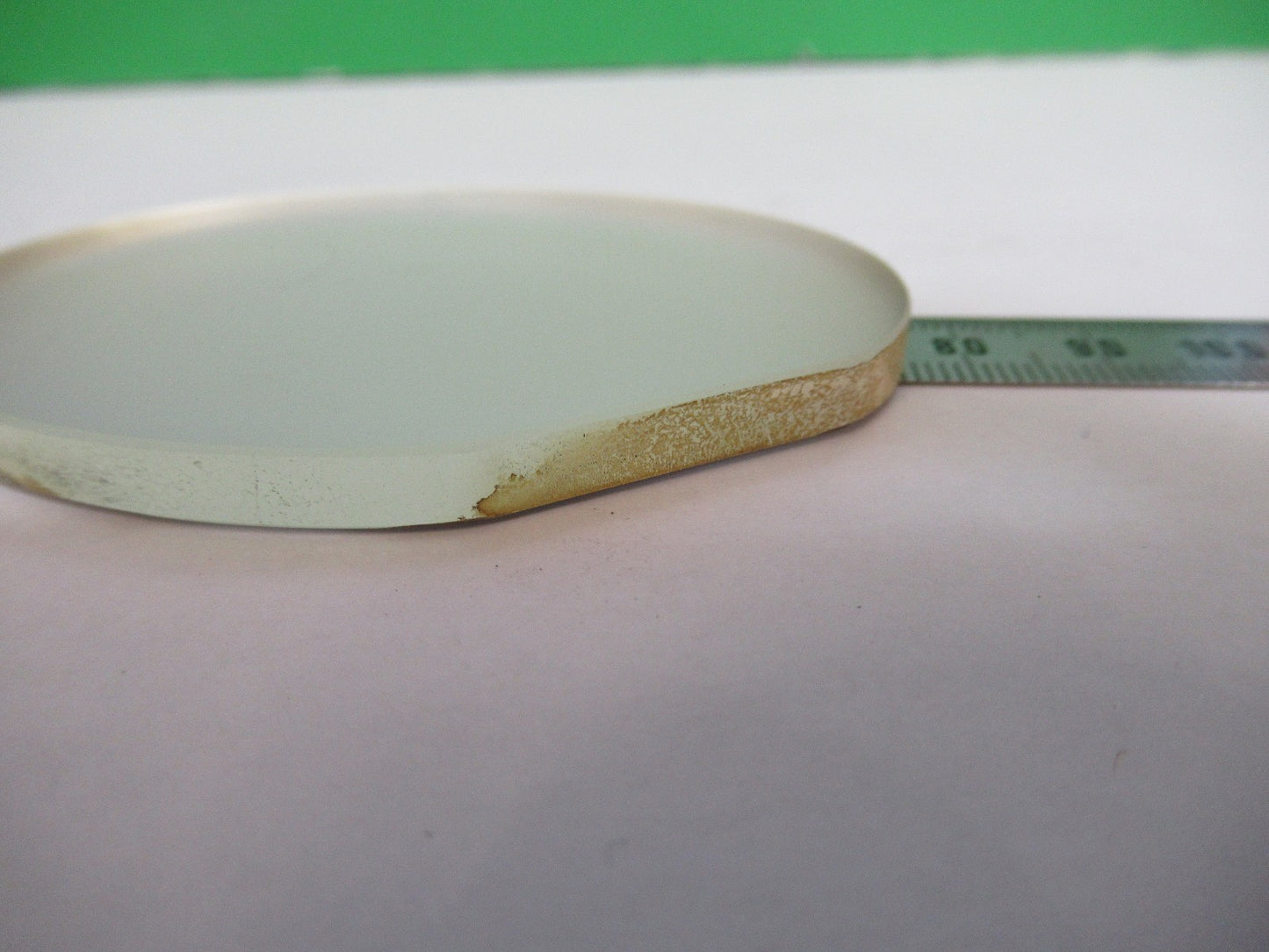OPTICAL TRUNCATED MIRROR FLAT MIL SPEC OPTICS AS PICTURED T5-A-86