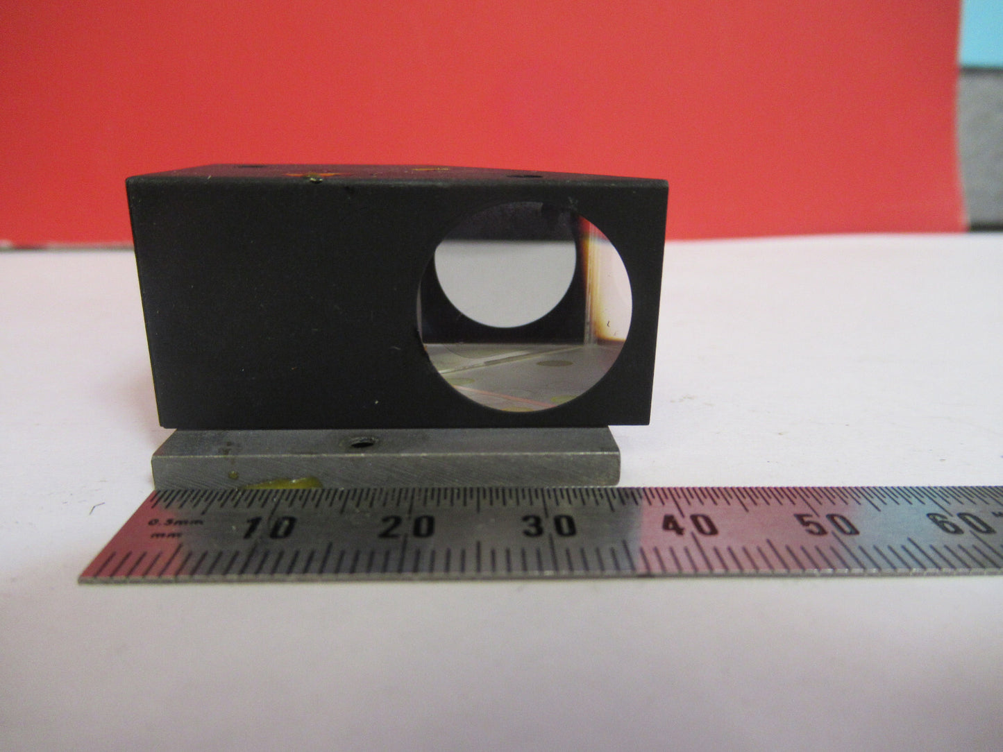 LEITZ WETZLAR GERMANY HEAD PRISM OPTICS OPTICAL MICROSCOPE PART AS PIC S4-B-88