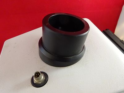 MICROSCOPE PART TRINOCULAR HEAD LEITZ GERMANY 512761/20 OPTICS AS IS BN#E2-ii-02