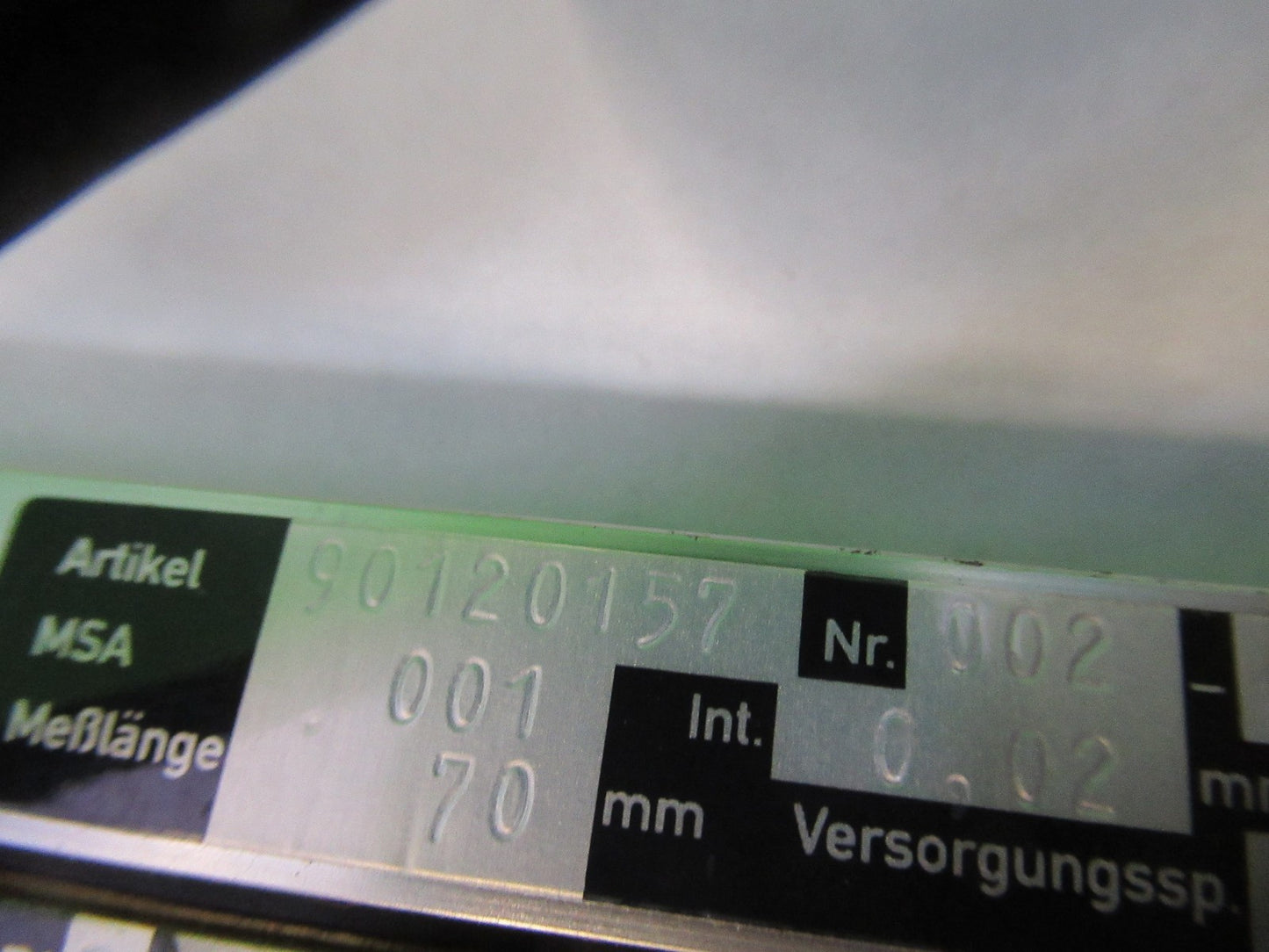 RSF GERMANY POSITIONING SENSOR STAGE MICROSCOPE PART AS PICTURED V8-B-36