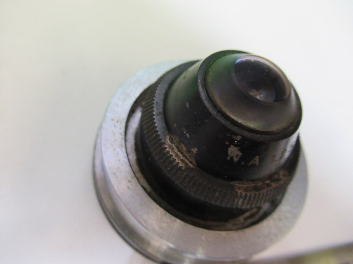 SPENCER AO ANTIQUE CONDENSER +IRIS OPTICS MICROSCOPE PART AS PICTURED 80-B-17
