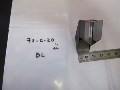 ANTIQUE BAUSCH LOMB PRISM HEAD OPTICS MICROSCOPE PART AS PICTURED 72-C-20