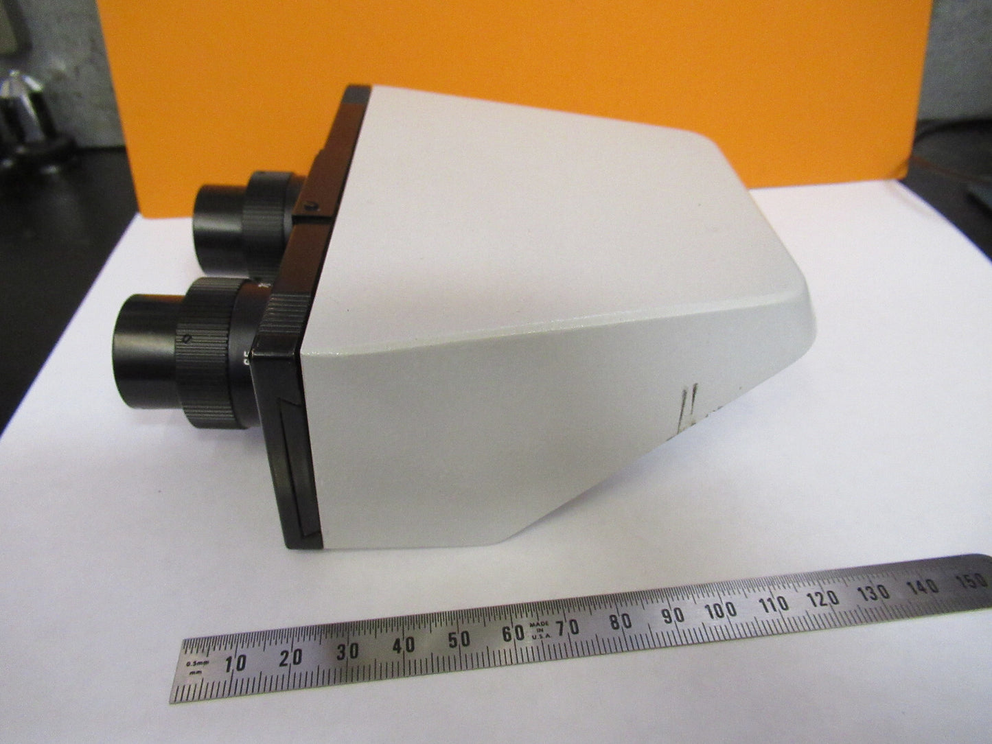 LEITZ GERMANY BINOCULAR HEAD LABORLUX MICROSCOPE PART AS PICTURED Y3-A-100