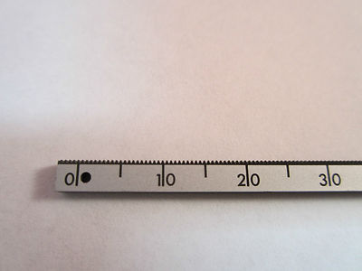 OPTICAL RULER SWISS MADE STAGE FOR MICROSCOPE OR OPTICS POSITIONING BIN#5M