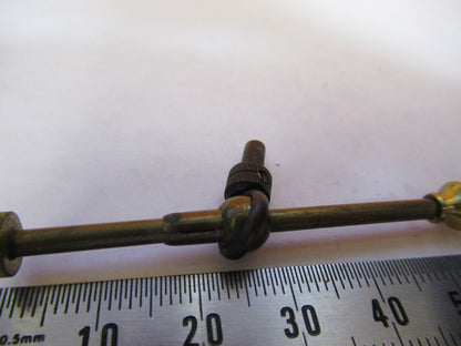 ANTIQUE BRASS ENGLAND RJ BECK SAMPLE HOLDER MICROSCOPE PART AS PICTURED Y2-A-74
