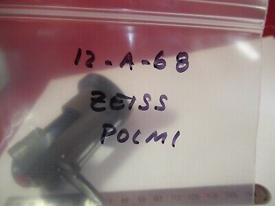 ZEISS POLMI DEUTSCHLAND MESSING MONTIERTE LINSENOPTIK MIKROSKOP WIE ABGEBILDET &amp;12-A-68