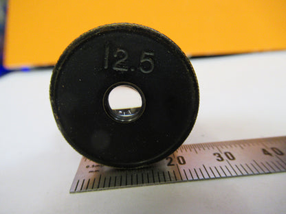 ANTIQUE BAUSCH LOMB 12.5X EYEPIECE OPTICS MICROSCOPE PART AS PICTURED Y1-A-59