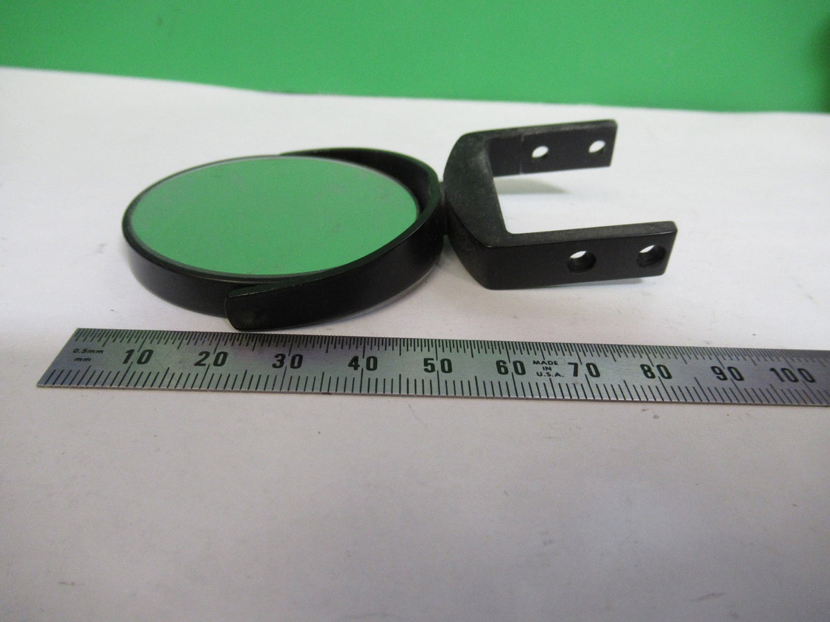 ANTIQUE BAUSCH LOMB MIRROR ASSEMBLY OPTICS MICROSCOPE PART AS PICTURED T5-A-62