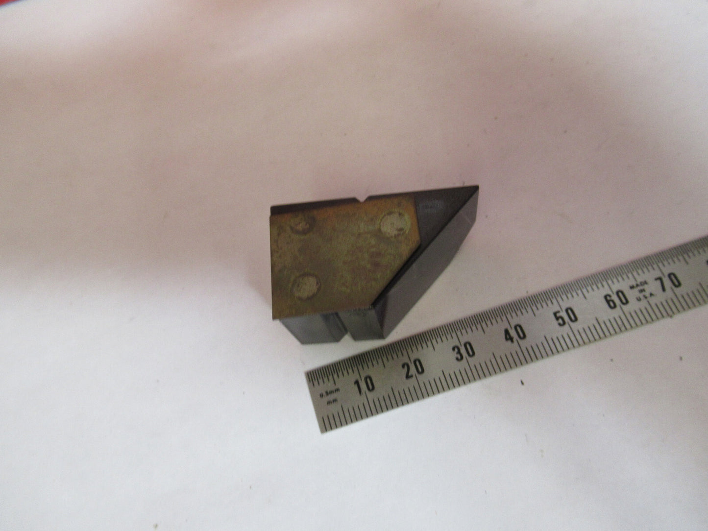 KYOWA JAPAN HEAD GLASS PRISM OPTICS MICROSCOPE PART AS PICTURED T9-A-56