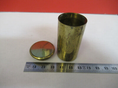 Antique Brass Watson UK 1860s Empty Can Microscope Part