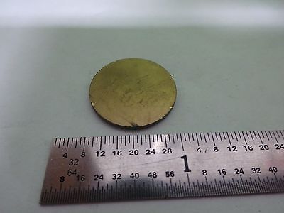 LANGATATE LGT SINGLE CRYSTAL BLANK GOLD PLATED PIEZOELECTRIC AS IS  BIN#Y7-H-04