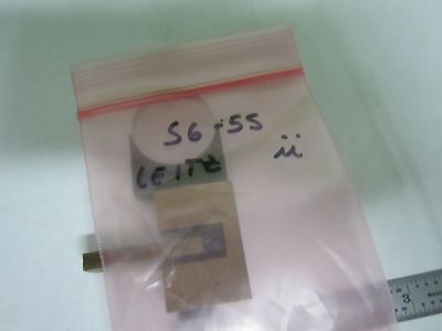 MIKROSKOPTEIL LEITZ GERMANY MESSING MONTIERTE LINSENOPTIK WIE BESEHEN BIN#S6-55