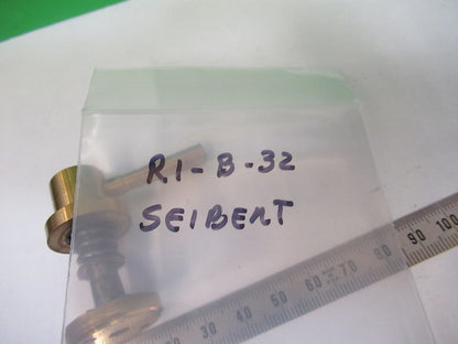 ANTIQUE SEIBERT BRASS FRAME LIMB ADJUST MICROSCOPE PART AS PICTURED #R1-B-32