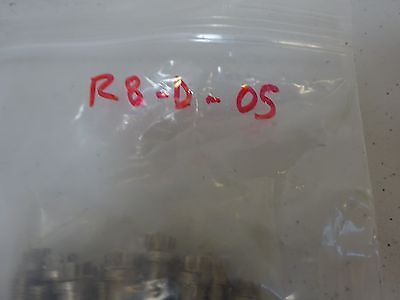 LOT SCREWS FOR HIGH VACUUM KURT LESKER 1/4-28 AS IS BIN#R8-D-05