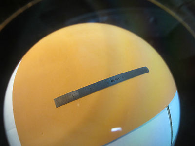 Optical large mounted convex concave lens [severe scratches] Laser Optics