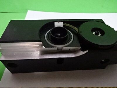 MICROSCOPE PART POLYVAR LEICA REICHERT DIAPHRAGM IRIS OPTICS  AS IS B#60-A-05