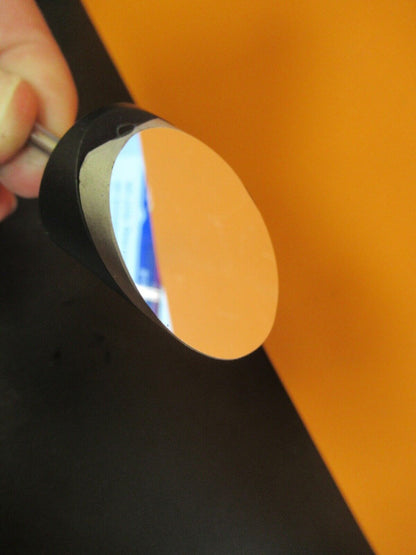 OLYMPUS ELLIPTICAL MOUNTED MIRROR OPTICS MICROSCOPE PART AS PICTURED &5M-A-57