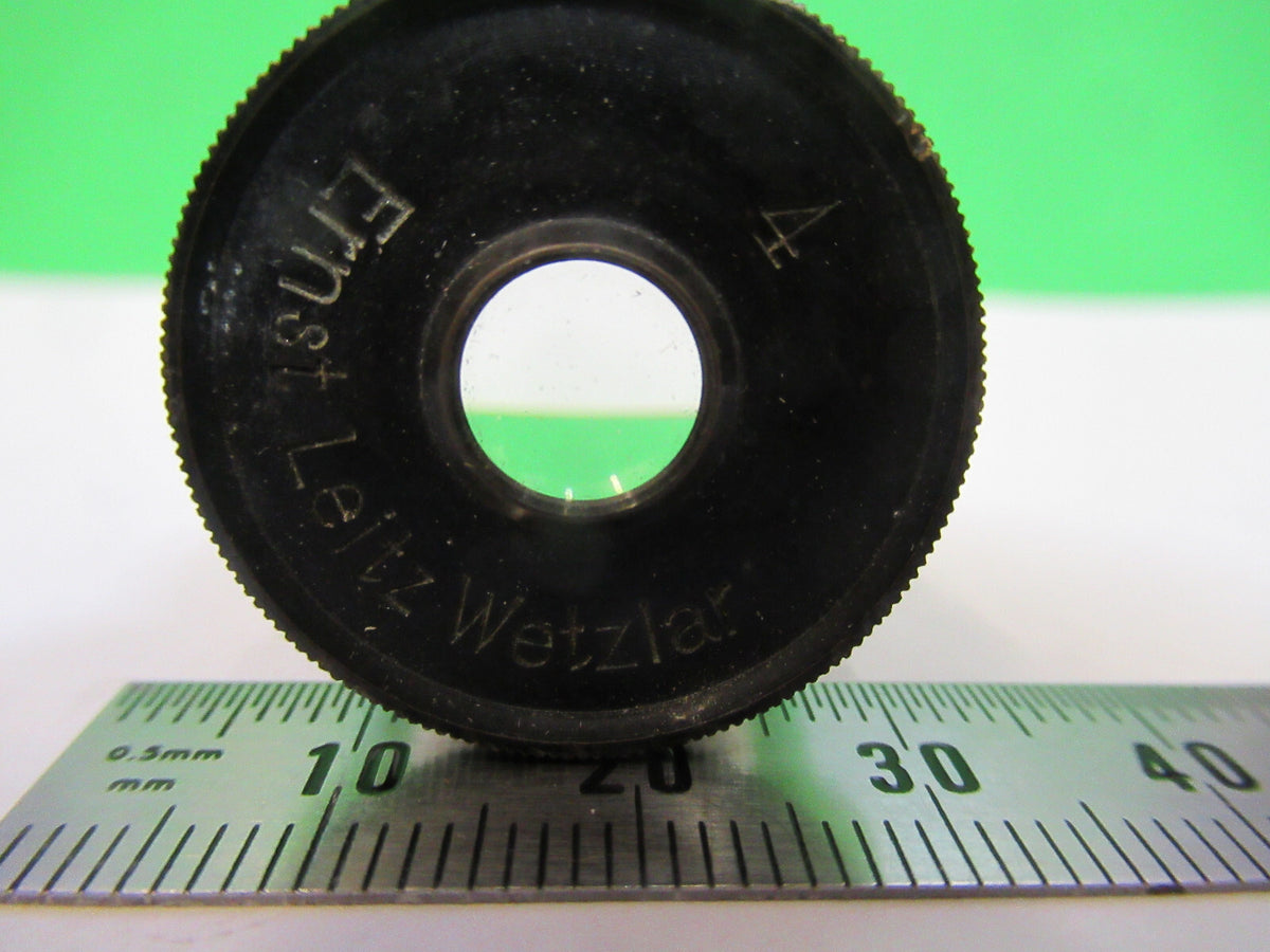 Antique Brass Ernst Leitz Germany "4" Ocular Eyepiece Microscope Part AS Pic