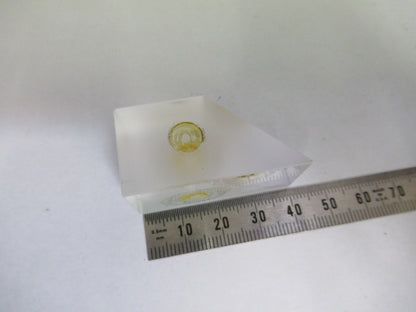 ANTIQUE BAUSCH LOMB GLASS PRISM OPTICS MICROSCOPE PART AS PICTURED  V3-A-56