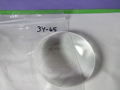 OPTICAL LARGE BI CONVEX LENS MIL SPEC LASER OPTICS BIN#34-65