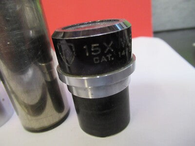 Lot Eyepieces American Optical Co. Carl Zeiss AG Ernst Leitz Opti Microscope Part